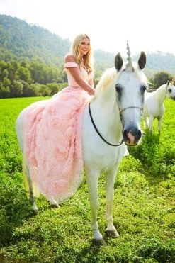 Sherri Hill - 51885 Off Shoulder Rose Appliqued Ballgown 13 Sherri Hill - 51885 Off Shoulder Rose Appliqued Ballgown