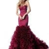 Sherri Hill - 51890 Ruched Sweetheart Ruffled Mermaid Dress