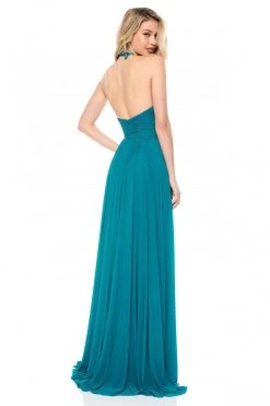 Sherri Hill - 51902 Halter Neck Chiffon A-line Dress