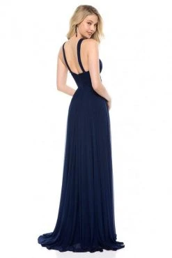 Sherri Hill - 51903 Crisscross Front Keyhole Chiffon Dress