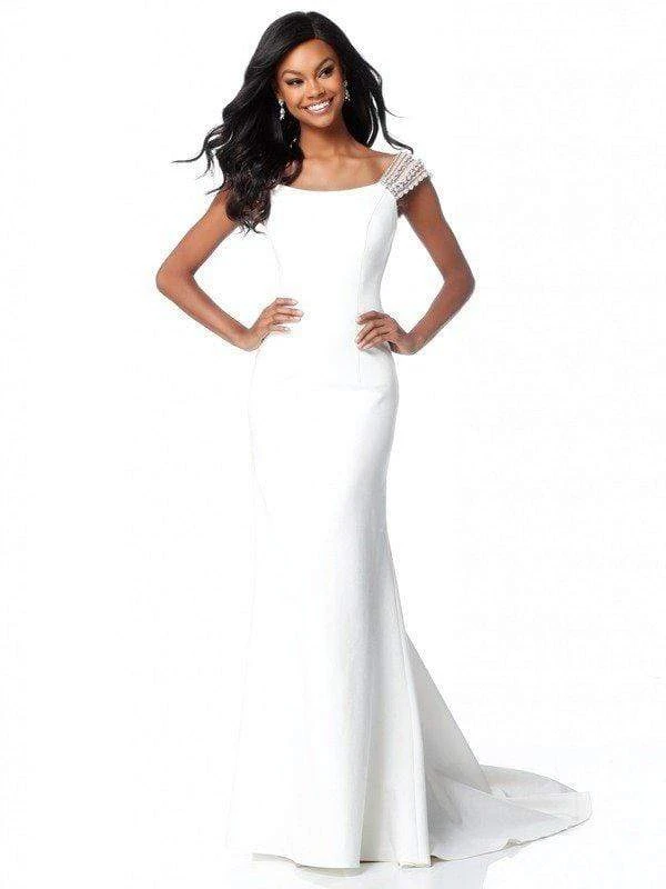 Sherri Hill - 51914 Embellished Scoop Neck Jersey Trumpet Dress 5 Sherri Hill - 51914 Embellished Scoop Neck Jersey Trumpet Dress