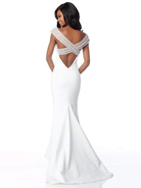 Sherri Hill - 51914 Embellished Scoop Neck Jersey Trumpet Dress 4 Sherri Hill - 51914 Embellished Scoop Neck Jersey Trumpet Dress