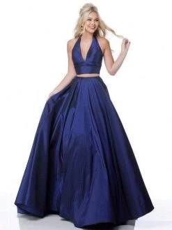 Sherri Hill - 51923 Two Piece V-Neck Evening Dress