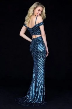 Sherri Hill - 51934 Two Piece Sequin Embellished Sheath Dress