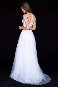 Sherri Hill - 51944 Floral Applique Off The Shoulder Two-Piece Dress 11 Sherri Hill - 51944 Floral Applique Off The Shoulder Two-Piece Dress