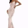 Sherri Hill - 51946 Tasseled Tie Back Beaded Sheath Dress