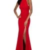 Sherri Hill - 51947 Jersey Fitted Dress With Cutout Sides And Slit 1 Sherri Hill - 51947 Jersey Fitted Dress With Cutout Sides And Slit