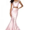 Sherri Hill - 52025 Pearl Beaded Two Piece Mikado Dress 1 Sherri Hill - 52025 Pearl Beaded Two Piece Mikado Dress