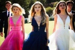 Sherri Hill - 52058 Plunging V-Neck Pleated Ballgown 14 Sherri Hill - 52058 Plunging V-Neck Pleated Ballgown