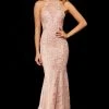 Sherri Hill - 52160 Halter Neck Trumpet Dress