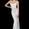 Sherri Hill - 52323 Off-Shoulder Beaded Long Dress 1 Sherri Hill - 52323 Off-Shoulder Beaded Long Dress