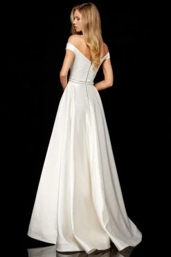 Sherri Hill - 52332 Mikado Satin Off The Shoulder A Line Dress