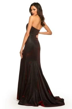 Sherri Hill - 52362 Glitter Stretch Strapless Mermaid Dress 27 Sherri Hill - 52362 Glitter Stretch Strapless Mermaid Dress