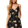Sherri Hill - 52374 Short Mikado V-Neck Floral Print A-Line Dress 2 Sherri Hill - 52374 Short Mikado V-Neck Floral Print A-Line Dress