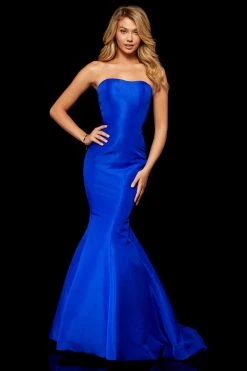 Sherri Hill - 52390 Vibrant Mikado Strapless Mermaid Dress