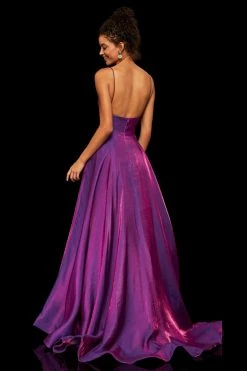 Sherri Hill - 52424 V-Neck Open Back Evening Dress