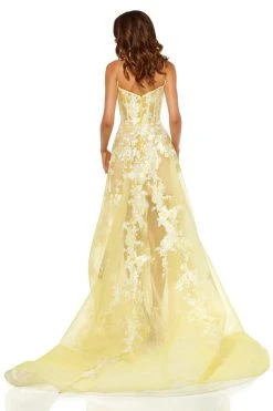 Sherri Hill - 52448 Scoop Neck Applique A Line Dress 10 Sherri Hill - 52448 Scoop Neck Applique A Line Dress