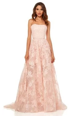 Sherri Hill - 52477 A Line Applique Dress