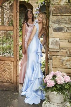 Sherri Hill - 52479 Lace Bateau Mikado Mermaid Dress 11 Sherri Hill - 52479 Lace Bateau Mikado Mermaid Dress