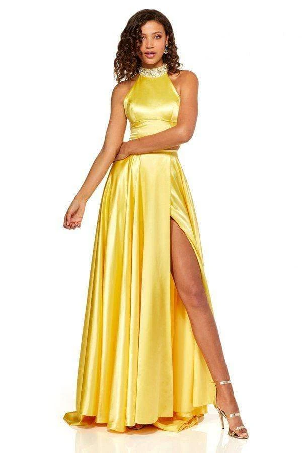 Sherri Hill - 52491 Beaded Two Piece High Halter A-line Dress 5 Sherri Hill - 52491 Beaded Two Piece High Halter A-line Dress