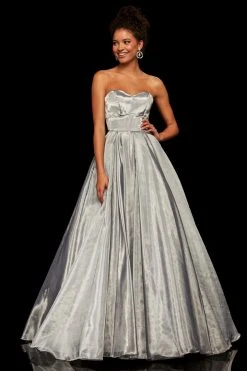 Sherri Hill - 52499 Strapless Sweetheart A-line Long Dress 8 Sherri Hill - 52499 Strapless Sweetheart A-line Long Dress