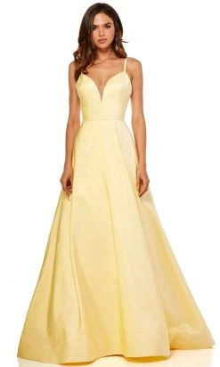 Sherri Hill - 52506 V-Neck Taffeta Dress 7 Sherri Hill - 52506 V-Neck Taffeta Dress