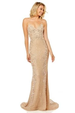 Sherri Hill - 52521 Sweetheart Beaded Trumpet Dress