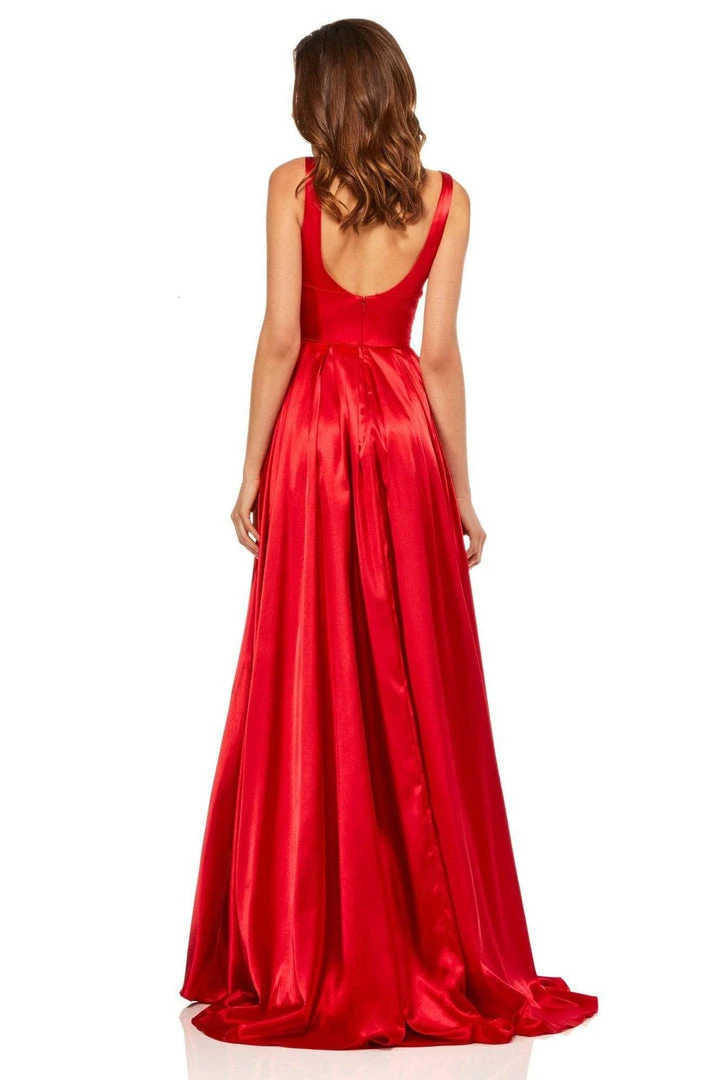 Sherri Hill - 52568 Scoop Neck Charmeuse Empire Dress 9 Sherri Hill - 52568 Scoop Neck Charmeuse Empire Dress