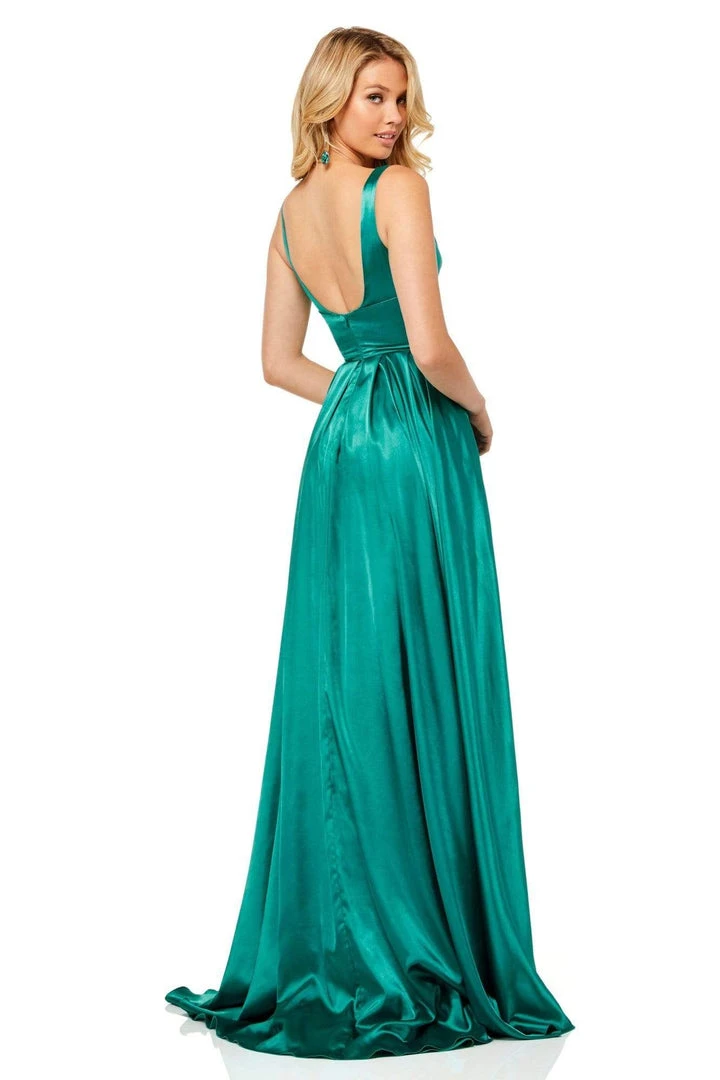 Sherri Hill - 52568 Scoop Neck Charmeuse Empire Dress 7 Sherri Hill - 52568 Scoop Neck Charmeuse Empire Dress