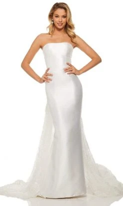 Sherri Hill - 52594 Strapless Mikado Trumpet Dress