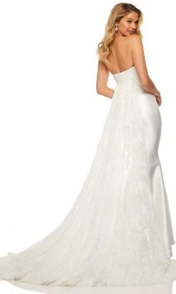 Sherri Hill - 52594 Strapless Mikado Trumpet Dress 6 Sherri Hill - 52594 Strapless Mikado Trumpet Dress