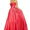 Sherri Hill - 52603 Strapless Sweetheart Taffeta Ballgown