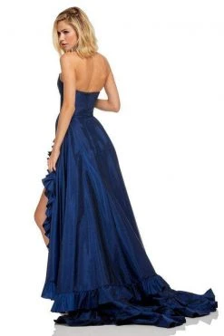 Sherri Hill - 52605 Strapless Sweetheart Ruffled Full Figured Dress