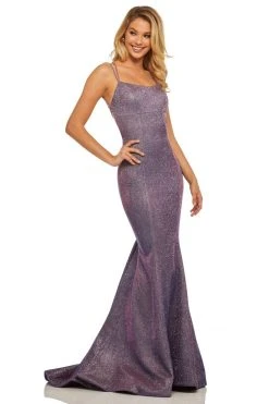 Sherri Hill - 52614 Sexy Lace Up Back Fitted Dress 24 Sherri Hill - 52614 Sexy Lace Up Back Fitted Dress