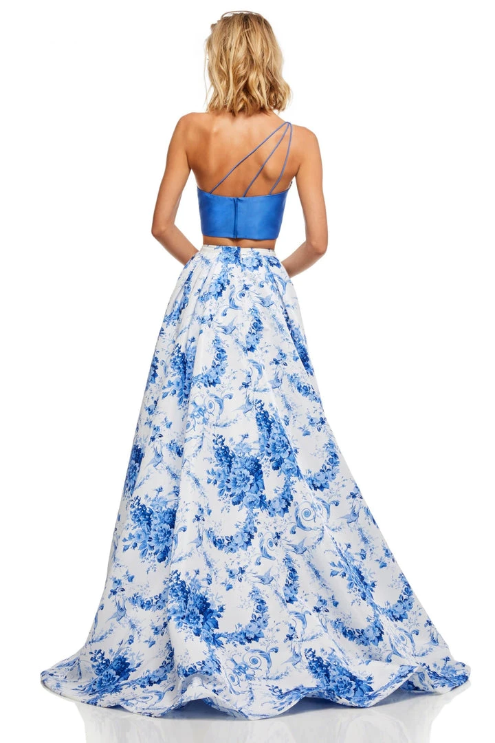 Sherri Hill - 52617 Single Shoulder Print Dress 4 Sherri Hill - 52617 Single Shoulder Print Dress