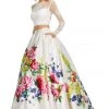 Sherri Hill - 52625 Two Piece Lace Printed Dress