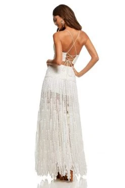 Sherri Hill - 52671 Two Piece Beaded Halter A-line Dress