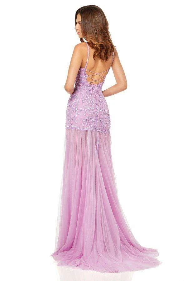 Sherri Hill - 52677 Beaded Scoop Trumpet Evening Dress 4 Sherri Hill - 52677 Beaded Scoop Trumpet Evening Dress