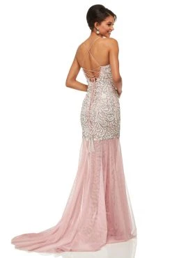 Sherri Hill - 52678 Square Sheath Long Dress