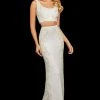 Sherri Hill - 52686 Two Piece Beaded Scoop Neck Fitted Dress 2 Sherri Hill - 52686 Two Piece Beaded Scoop Neck Fitted Dress