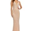 Sherri Hill - 52689 Beaded Plunging V-Neck Evening Dress
