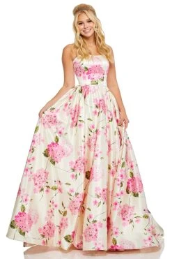 Sherri Hill - 52723 Full Figured Strapless Dress 15 Sherri Hill - 52723 Full Figured Strapless Dress