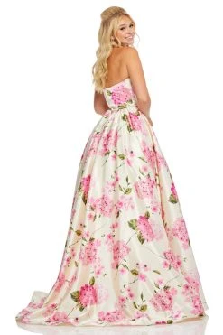 Sherri Hill - 52723 Full Figured Strapless Dress 16 Sherri Hill - 52723 Full Figured Strapless Dress