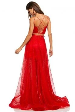 Sherri Hill - 52749 Two Piece Chiffon A Line Dress