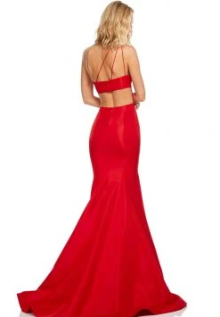 Sherri Hill - 52752 One Shoulder Fitted High Slit Mermaid Dress