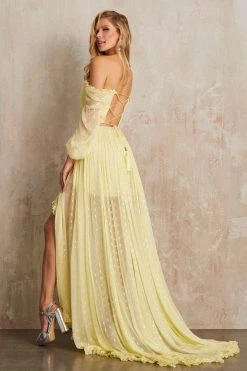 Sherri Hill - 52756 Off The Shoulder Two Piece Dress With High-Low Hem