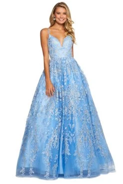 Sherri Hill - 52759 Embroidered Sweetheart Ballgown Dress