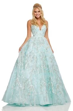 Sherri Hill - 52759 Embroidered Sweetheart Ballgown Dress