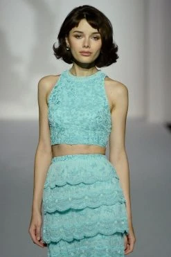 Sherri Hill - 52777 Two Piece Halter Column Dress