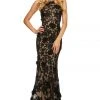 Sherri Hill - 52778 Halter Fitted Lace Dress